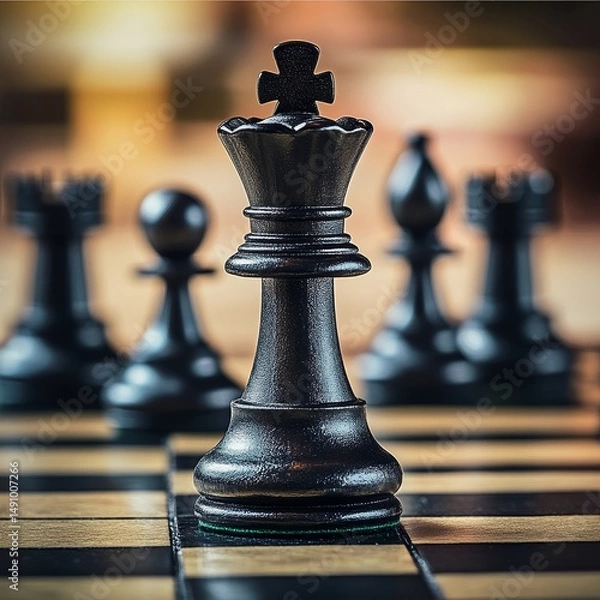 Fototapeta Chess. Conceptual image for business, competition, strategy, leadership and success