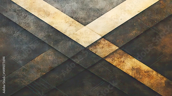 Obraz Abstract background with a diamond geometric design and rough texture. Ideal for backgrounds, banners, and wallpaper designs.