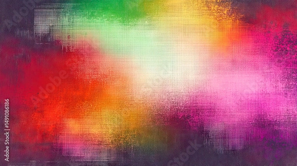 Obraz Abstract colorful background with a canvas-like texture. Ideal for wallpaper, banners, posters, and creative designs.