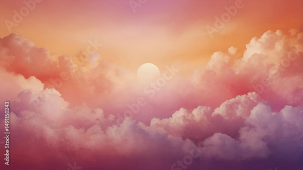 Obraz Sunset Sky Inspired Gradient.