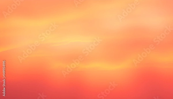 Fototapeta Sunset Sky Inspired Gradient.
