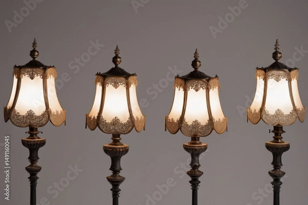 Obraz old fashioned street lamp