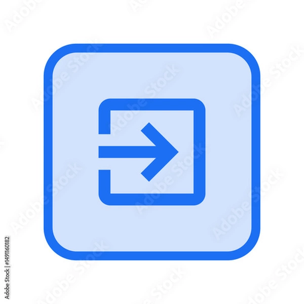 Obraz Exit To App Outlined Icon