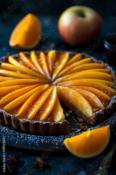 Obraz Festive fruit tart