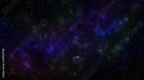 Fototapeta nebula in deep space