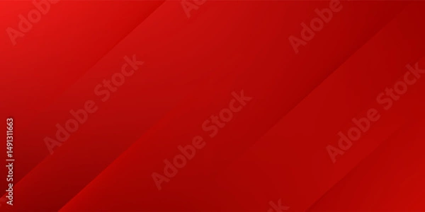 Fototapeta banner background. colorful, bright red gradation, slash, memphis, eps 10