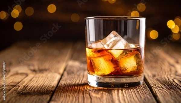 Obraz Whiskey copa elegante 