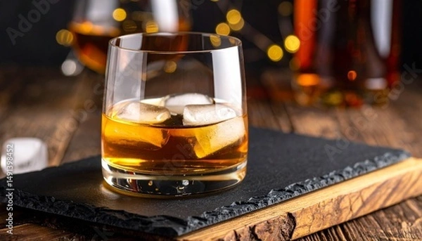 Obraz Whiskey copa elegante 
