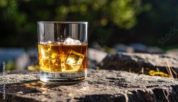 Obraz Whiskey copa elegante 