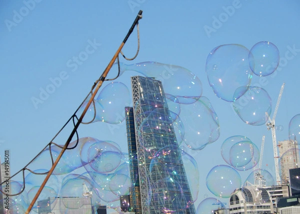 Obraz City bubbles