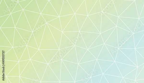 Fototapeta Decorative background with triangles. Template for your banner. Vector illustration. Creative gradient color.