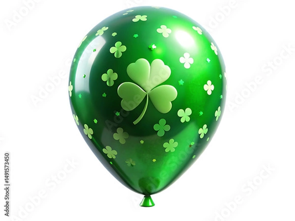 Fototapeta Green Clover Balloons