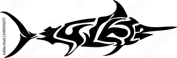 Obraz Fish silhouette 