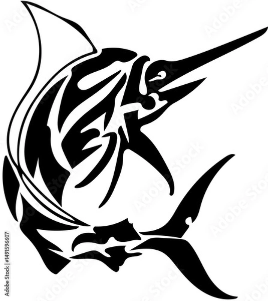 Obraz Fish silhouette 
