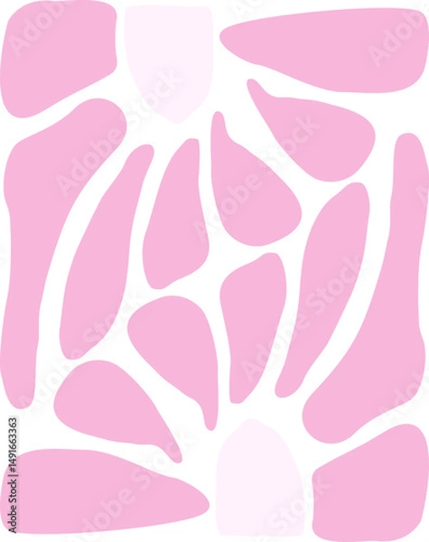 Fototapeta Abstract Groovy Flower Element
