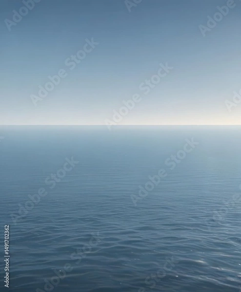 Obraz Subtle light blue gradient, calming ocean effect, abstract  ,  peaceful,  photography