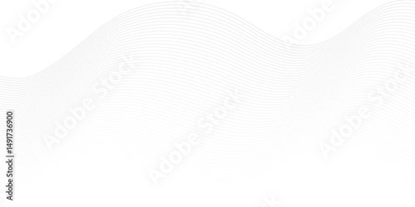 Obraz Abstract geometric Technology flow grid blend curve wave line digital isolated energy, music dynamic gradient thin digital line. technical flowing web science tech geometric concept lines design.