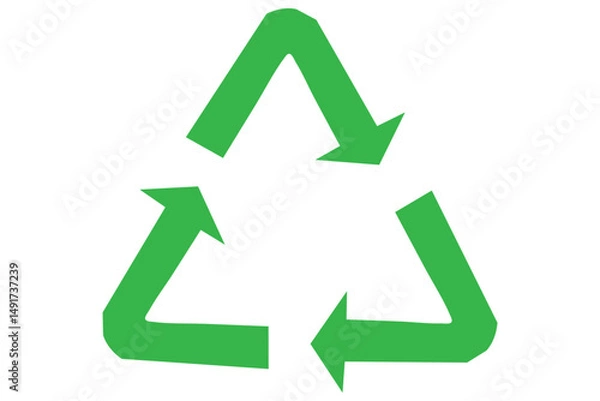 Obraz recycle arrow on white background eps 10
