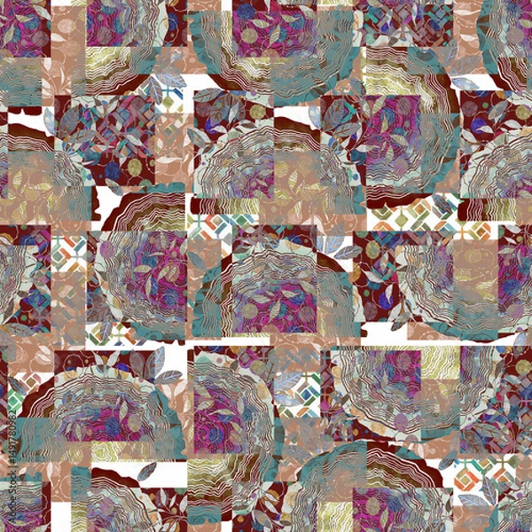 Fototapeta abstract background of colorful squares
