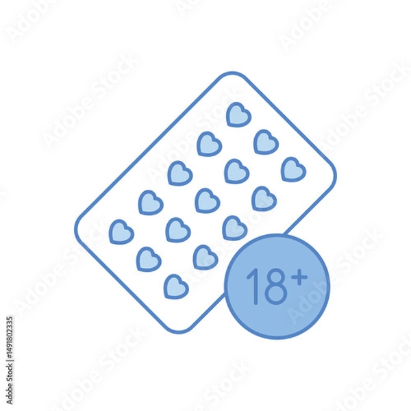Obraz Drug Vector icon