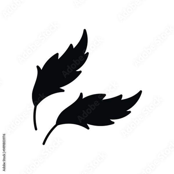 Obraz Feather Tickler Vector icon