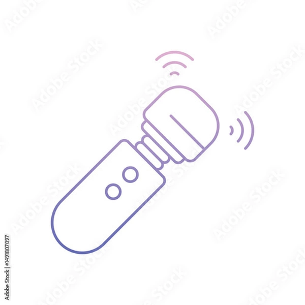 Obraz Vibrator Vector icon