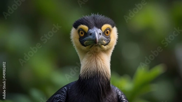 Obraz Close-up of a bird with yellow markings