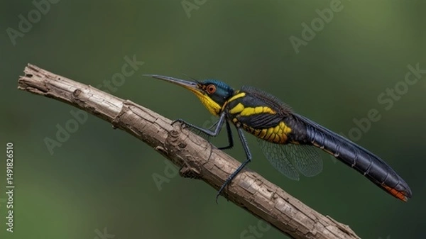 Obraz Striking insect on branch