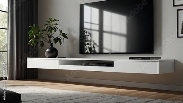 Fototapeta Style Meets Function: The Perfect Entertainment Hub