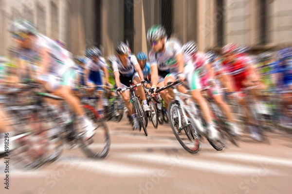 Obraz Rowerzyści na trasie