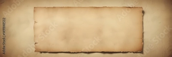 Obraz Aged photo mockup on distressed paper background  Vintage effect, faded colors ,  photography,  memory