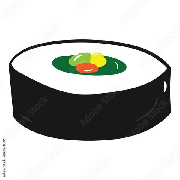 Obraz sushi digital illustration