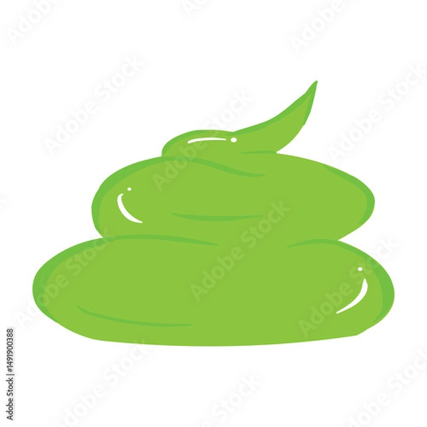 Obraz wasabi digital illustration