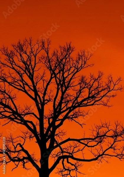 Obraz Crimson Silhouette