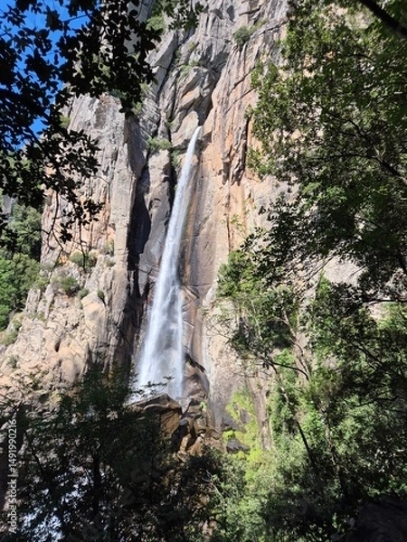 Obraz Majestic Cascade: Piscia di Ghjaddu Waterfall in Corsica