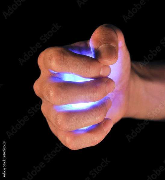 Obraz 手　光を握る