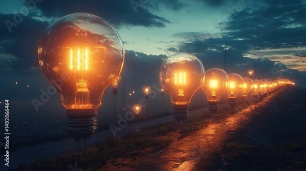Obraz Illuminated Path