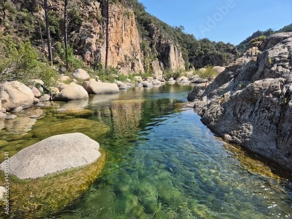 Obraz swimming and bathing pools "soli solenzara" in corsica