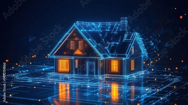 Obraz Smart Home Technology Concept