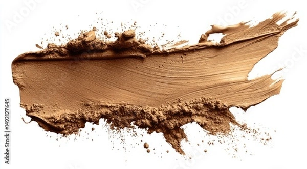 Obraz Light brown makeup smear