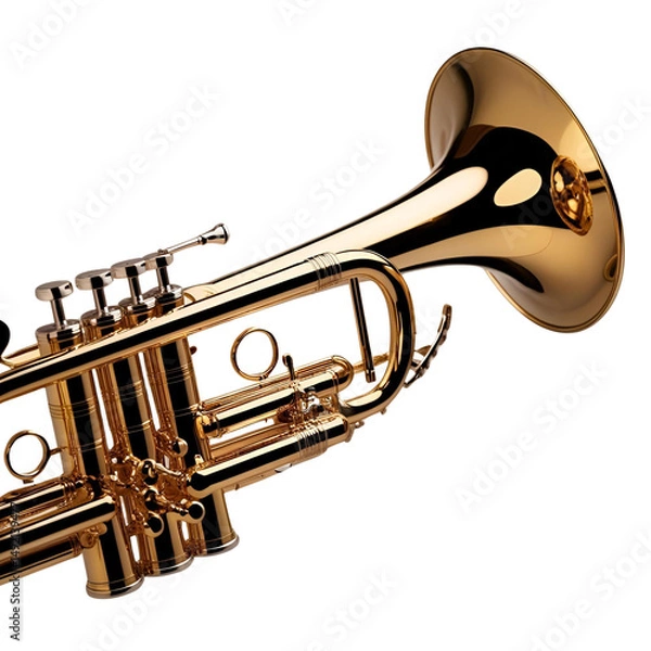Obraz trumpet isolated on white