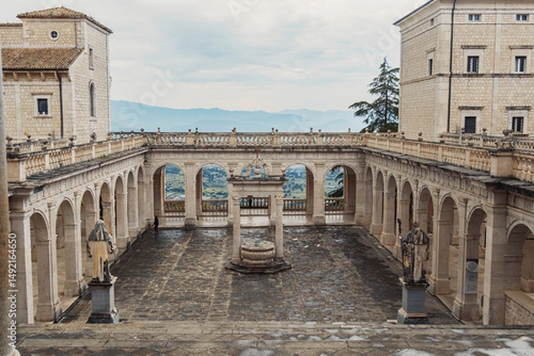 Obraz Monte Cassino Klasztor