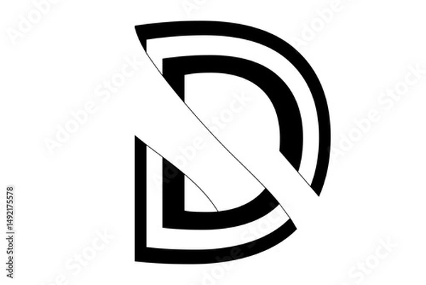 Obraz D Trade logo  – Simple, clean, modern, strong and versatile.