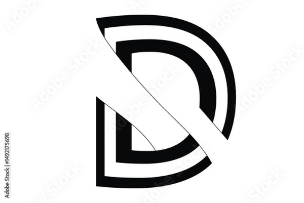 Obraz D Trade logo  – Simple, clean, modern, strong and versatile.