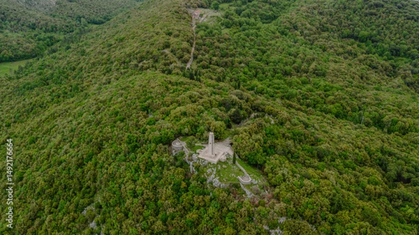 Fototapeta Pomnik 3 Dywizji Kresowej Monte Cassino, Wzgórze 593