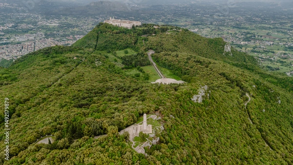 Obraz Dron, Klasztor, Cmentarz, Monte Cassino, Wzgórze 593