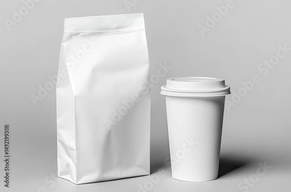 Obraz Blank coffee packaging mockup