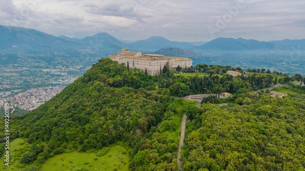 Obraz Monte Cassino Klasztor z drona