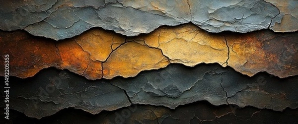 Obraz Layered Rock Texture