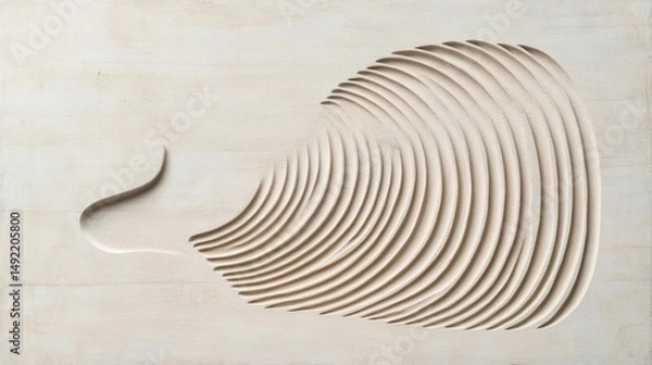 Obraz Abstract wood carving